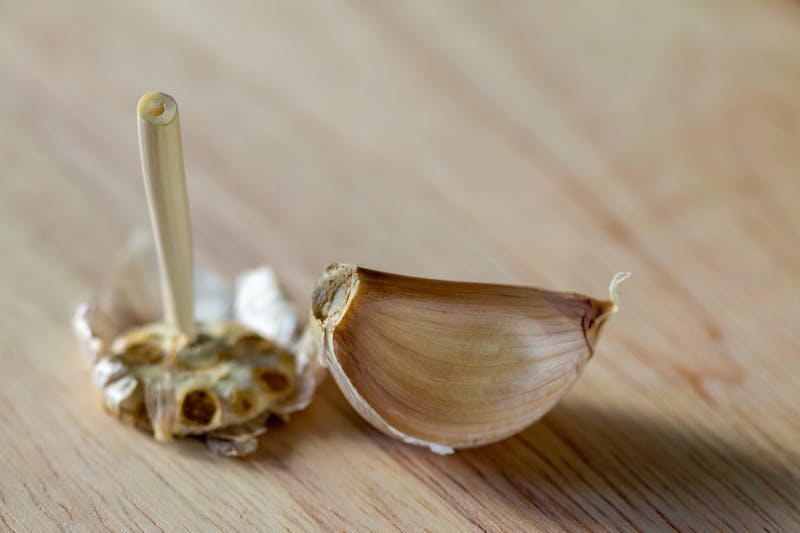 one garlic clove – enough to positively affect hormones and estrogen levels