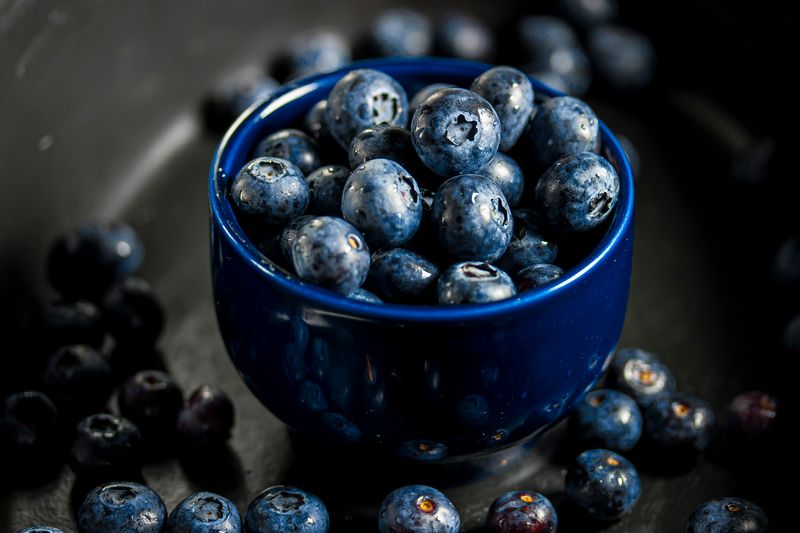 blueberries in a bowl